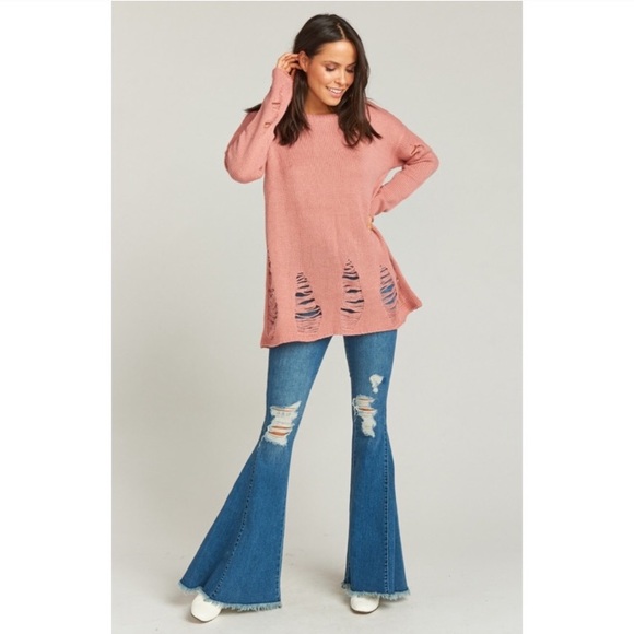 Show Me Your Mumu Tamaya Distressed Sweater - Picture 2 of 5